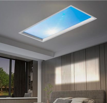 โตปซอง แสงฟ้าเทียม LED Panel Light Office Frame Ceiling Light 300x1200 สีฟ้า สีขาว เมฆ