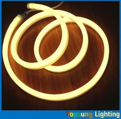 สีน้ํามะขาว PVC 12v สีเหลือง เนออน LED ultra-thin สําหรับตกแต่งวันหยุด