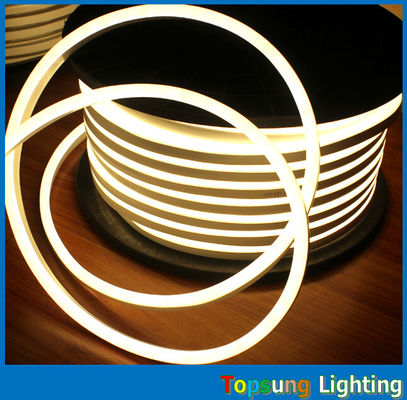 สีน้ํามะขาว PVC 12v สีเหลือง เนออน LED ultra-thin สําหรับตกแต่งวันหยุด