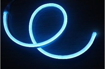 การตกแต่งกลางแจ้ง ultra thin led neon flex rope light สําหรับงานเทศกาล 8.5x17mm micro neo neon