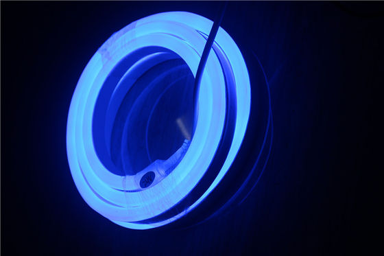 สปูล 164 ฟุต 24 วอล 14x26 มิลลิเมตร สีฟ้าสดใสที่สุด LED เนออน flex ip68 2835 smd LED เนออน