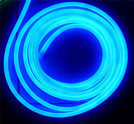 ขายร้อน 24v สีน้ําเงิน mini neon flex strip ip67 สําหรับสระว่ายน้ํา