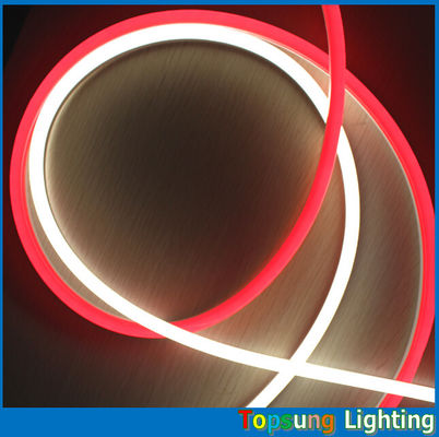 ขนาดเล็ก 8.5 * 17 มิลลิเมตร LED neon light 24v / 12v rgb neon flex light พร้อมกันน้ํา IP66