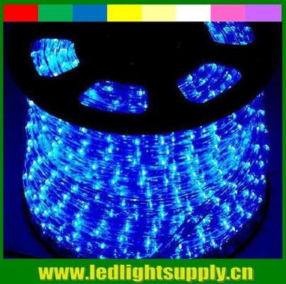 สีฟ้า กันน้ํา LED สายไฟ 2 สาย LED ไฟสายคริสต์มาส