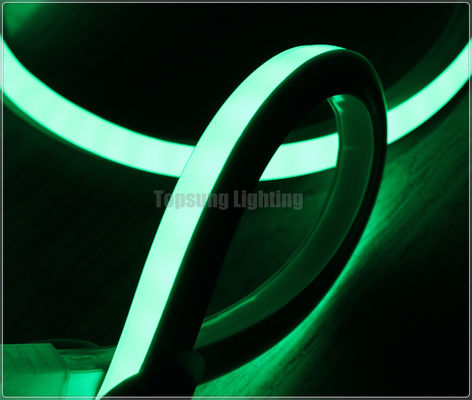 ขายขายทั่วไป สี่เหลี่ยมสีเขียว 16 * 16m 220v นุ่มนวล LED neon แฟล็กซ์แสงสําหรับบ้าน