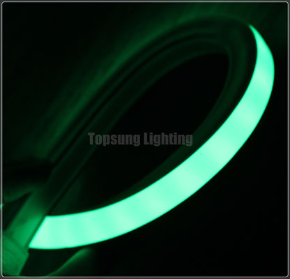 สีเขียว สายไฟเนออนยืดหยุ่น สว่าง 115v 16*16m สําหรับห้องพัก