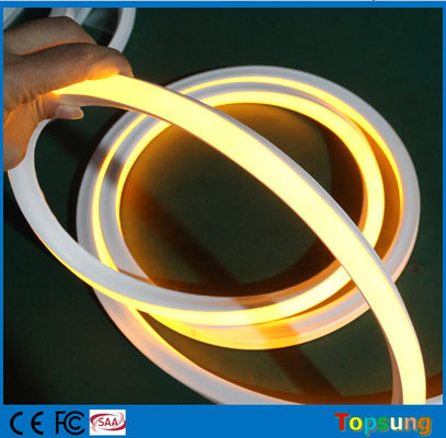 พีวีซีสีเหลืองสแควร์ LED Neon Flex Light 12v 16*16m Neon LED Strip Light