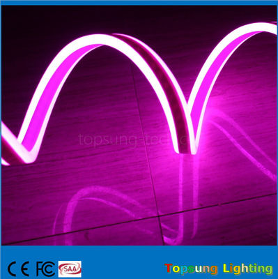 110V Double Side Pink Neon Flexible Strip Light สําหรับอาคาร