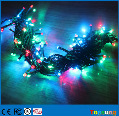 200 LED twinkle RGB LED string ip65 พร้อมเครื่องควบคุมสําหรับตกแต่งคริสต์มาสกลางแจ้ง