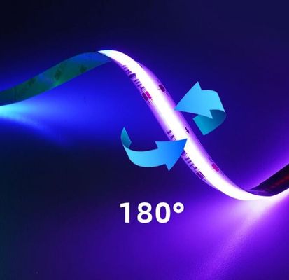 สีสันเวทมนตร์ COB RGB LED สายพิกเซล 12V ความหนาแน่นสูง 720 LED / m ดิจิตอล COB สายแสง