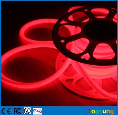 220v 360 องศาแดงปล่อย LED neon กลม flexible ท่อ D16mm 120LEDs / m