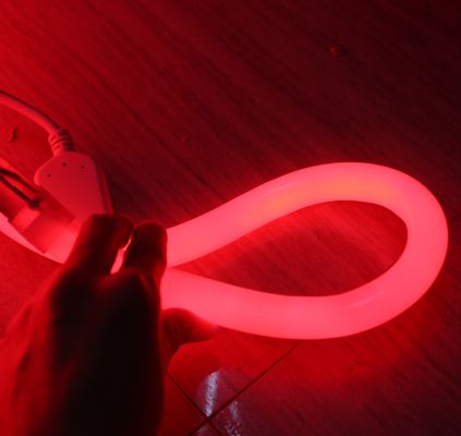 LED neon รอบ 360 องศาออก 12V xmas การตกแต่ง SMD2835 สีแดง