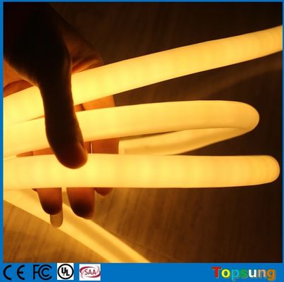 สีขาวอบอุ่น 16 มิลลิเมตร 360 องศากลม LED หลอดเนออน PVC LED แต่งงานเนออน 110v