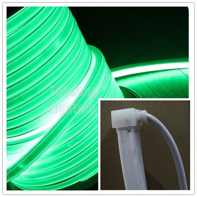 AC 110v LED neon flex 16*16mm ตารางแผ่น LED neon tube ip68 การส่องแสงภายนอกสีเขียว