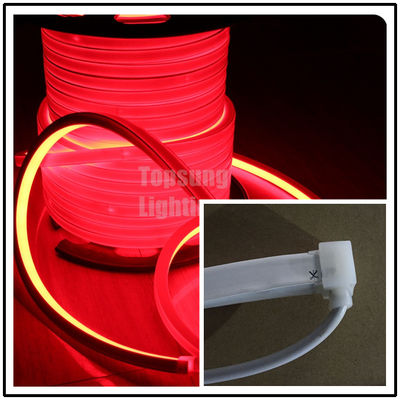 สีแดง LED Neon Flex Light LED Neon Rope Light 16*16mm ตาราง Ip68 AC 110v