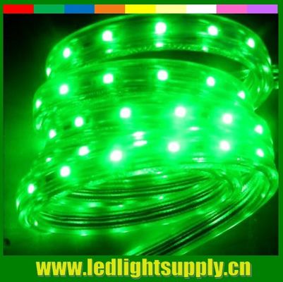 SMD5050 ความสว่างสูง 220V กันน้ํา IP65 LED neon เส้นยืดหยุ่นสีเขียว