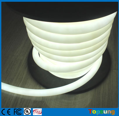 คุณภาพสูง สีขาว LED neon flex light 220v 360 รอบ 100leds / m สําหรับอาคาร