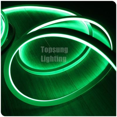 แปลงสีเขียวสดใสที่น่าทึ่ง 12v 16 * 16m แสงเนออน LED แบบยืดหยุ่นสําหรับตกแต่ง