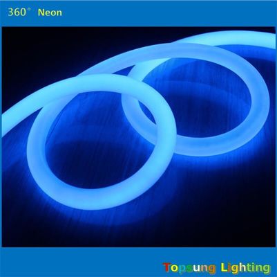25M สปูล 12V สีฟ้า 360 องศา LED neon สายไฟสําหรับห้อง