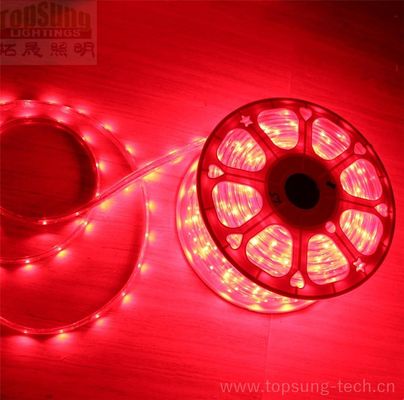 ขายปลีก สาย LED สีแดงยืดหยุ่น 50m 220V 5050 สาย SMD 60LED / m สาย LED