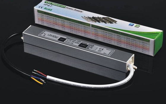 12v 30w กันน้ํา IP67 แหล่งไฟฟ้า LED LED Driver CE ROHS