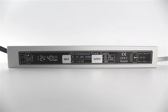 24v 40w ไฟ LED แหล่งไฟฟ้า กันน้ํา IP67 50~60Hz