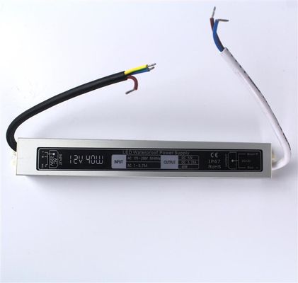 24v 40w ไฟ LED แหล่งไฟฟ้า กันน้ํา IP67 50~60Hz