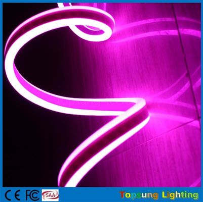 ขายดีที่สุด 24V ดับเบิ้ลด้านสีชมพู LED neon สายยืดหยุ่นที่มีคุณภาพสูง