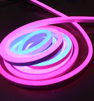 24v rgb LED neon flex ดิจิตอล LED neon ไฟคริสต์มาสตกแต่งกลางแจ้ง