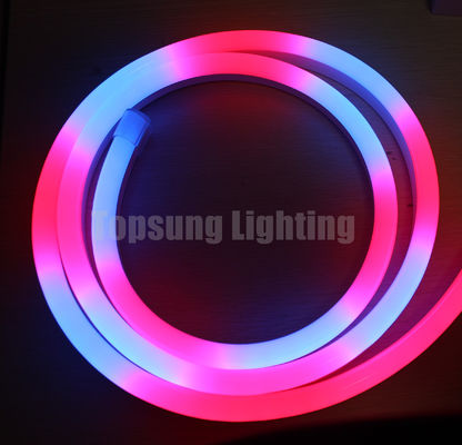 24V ดิจิตอล RGB LED นีออน Flex Rope Light dmx สัญญาณเข้า LED สายพิกเซล