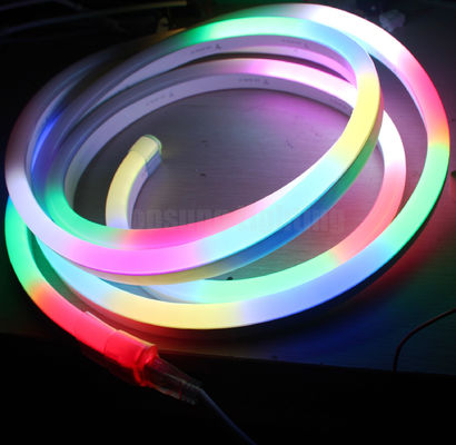 24v ดิจิตอล rgb LED neon flex แสตริปการไล่ล่า 5050 SPI ไฟโปรแกรม