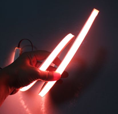 10m รีล 24V RGBW LED ผูกเชือก Neon Ribbon สารซิลิโคน สี่เหลี่ยม 17x17mm