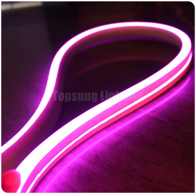 สีชมพู 24v ขายปลีก LED สายนิวอนยืดหยุ่น แสงแผ่นออกแสงคริสต์มาส SMD neon flex tube