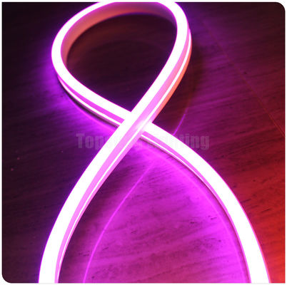 สีชมพู 24v ขายปลีก LED สายนิวอนยืดหยุ่น แสงแผ่นออกแสงคริสต์มาส SMD neon flex tube
