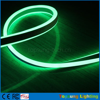 สินค้าใหม่ของจีน 110v สีเขียวด้านสอง LED neon flex strip IP67 สําหรับกลางแจ้ง