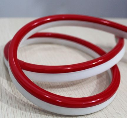 คุณภาพสูง smd2835 ฟเล็กซ์ LED ไฟเนออน สาย 24v เนออน ท่อยืดหยุ่น ultra slim 11x18mm สีแดง เสื้อ PVC
