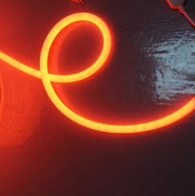 24v สีส้ม LED neon ท่อยืดหยุ่นอ่อน 360 LED neo neon flex สายกันน้ําลานนอก 2835 smd