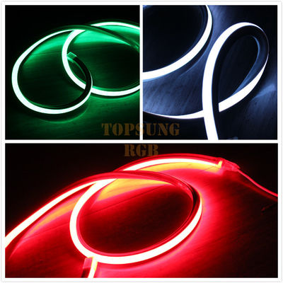 สี่เหลี่ยม LED Strip RGB Neon Flex Rope Light กันน้ํา 220V ไฟกลางแจ้งแบบยืดหยุ่น