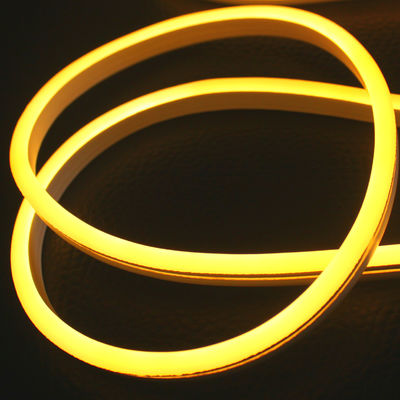 12v ซุปเปอร์มินิ LED เส้นเนออนยืดหยุ่น แสงสีเหลืองอ่อน de การตกแต่งคริสต์มาส smd สาย 6 * 13mm ซิลิโคน