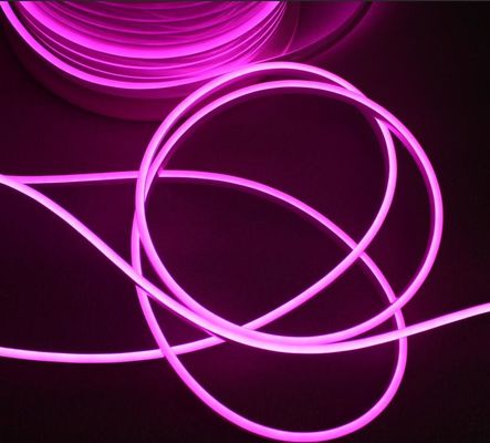 โฆษณา LED Neon Sign มินิ Led Neon Flex Led นอนยืดหยุ่น Neon Strip Light 12v สีชมพู / สีม่วง