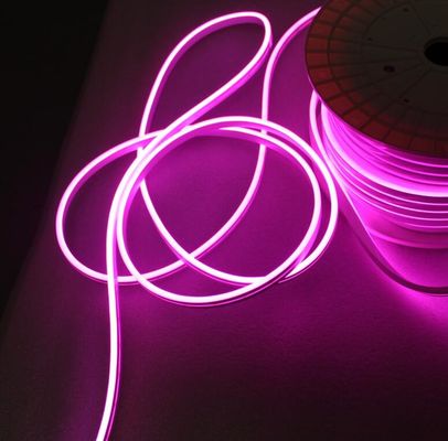 แสงเนออนแบบยืดหยุ่น LED แสงสว่าง EL สายสตริป 5 มิลลิเมตร สายสีม่วง