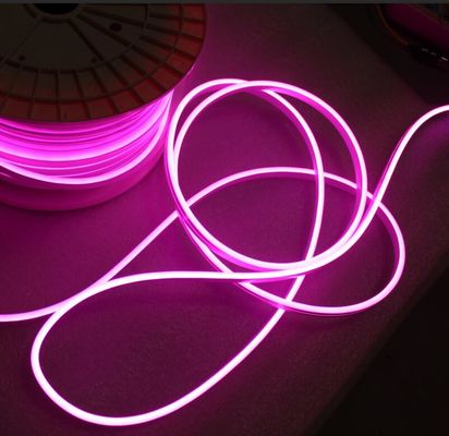 แสงเนออนแบบยืดหยุ่น LED แสงสว่าง EL สายสตริป 5 มิลลิเมตร สายสีม่วง