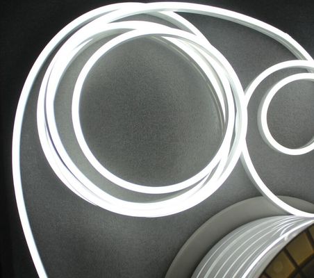 24v 6mm มินิเนออนยืดหยุ่น LED สายไฟ 2835 smd ซิลิโคนเคลือบเทปสีขาว
