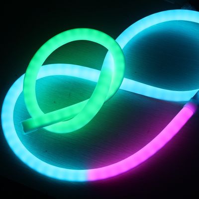 RGB LED แผ่นแสงเปลี่ยนสี LED neon สายไฟกลางคืนเล็กๆ 360