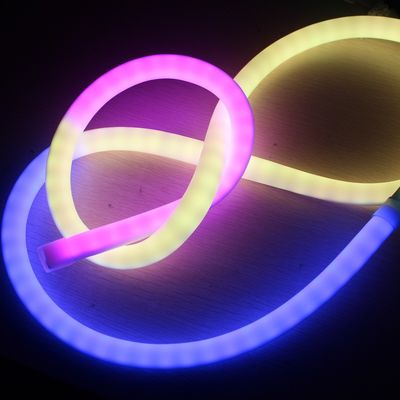 สงสัย 360 LED Neon Flex ดิจิตอล RGB Neon สายไฟสายไฟ