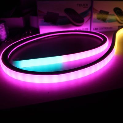 ท็อปวิว สี่เหลี่ยม LED Neon Flex ดิจิตอล RGB พิกเซล ไฟคริสต์มาสต์, rgb LED neon flex 24v