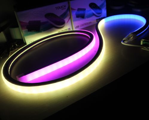 โปรแกรมได้ Wholesale กันน้ํา Topview RGB Square LED Neon Flex 17x17mm ไฟเนียนพิกเซล