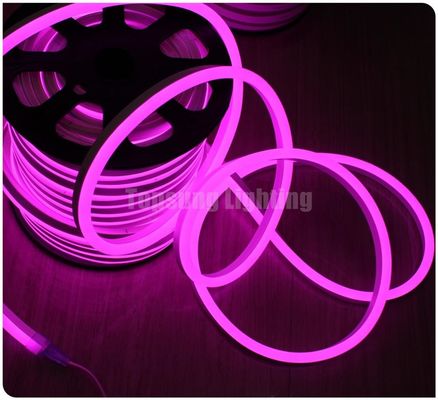 14mm คุณภาพสูง สีม่วง LED neon flex แสงสตรีปยางยืดหยุ่น 110v neo neon สาย