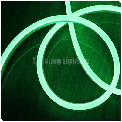 SMD 2835 LED neon light 12V flexible rope outdoor กันน้ํา LED neon strip light สีเขียว