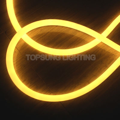 50m สปูล นีโอ เนออน LED สายไฟเนออนยืดหยุ่น 5050 กันน้ํา สายเนออนสีเหลือง แอมเบอร์